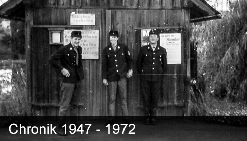 Chronik der Feuerwehr 1947 - 1972