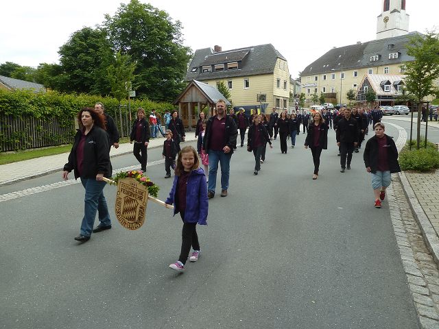 Unsere Mannschaft beim Wiesenfestumzug