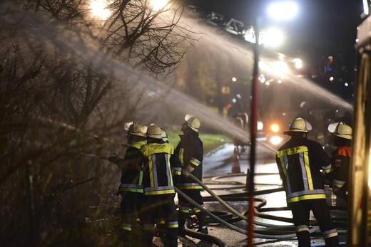 Brand in Bärlas 19.12.2015