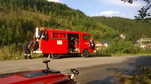 Rauschenhammermühle - Großbrand wurde zum Katastrophenfall