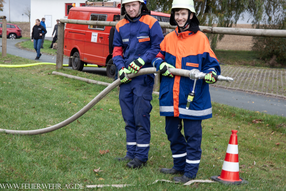 Unsere Jungs nach Erledigung der Aufgabe