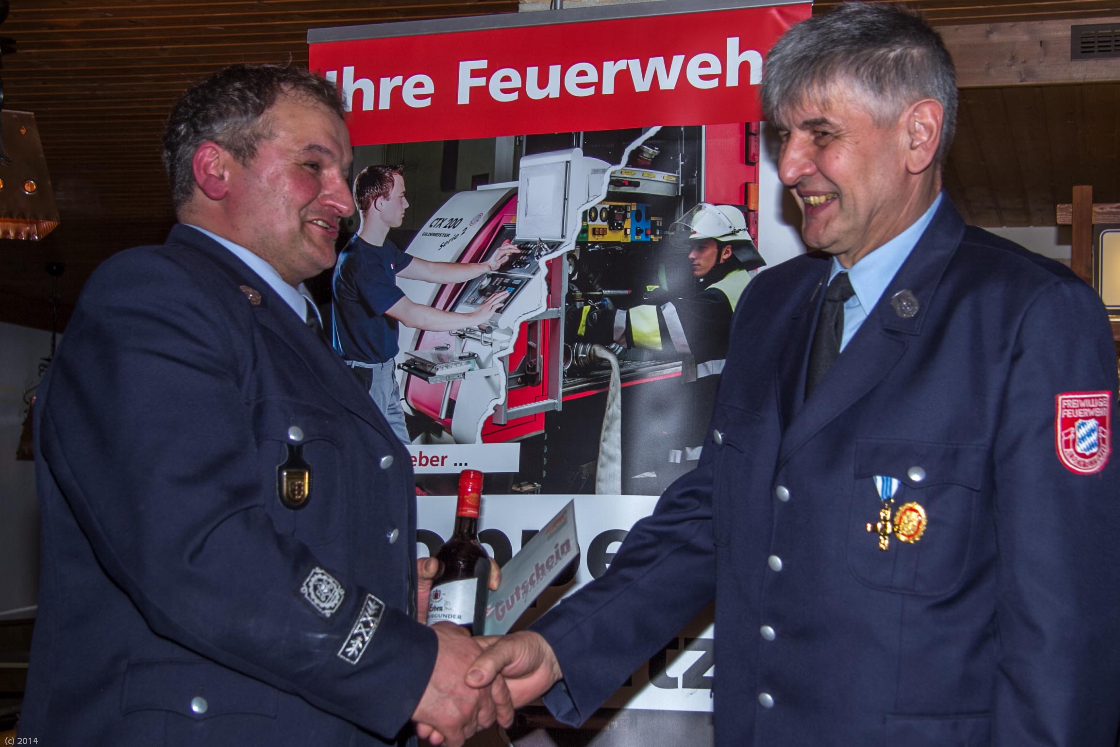 Erwin Strößner musste seinen aktiven Dienst beenden