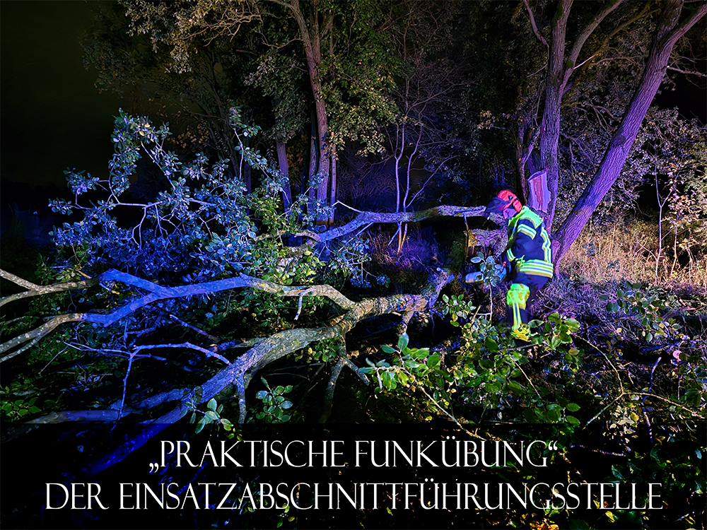 Übung Einsatzabschnittsführungsstelle