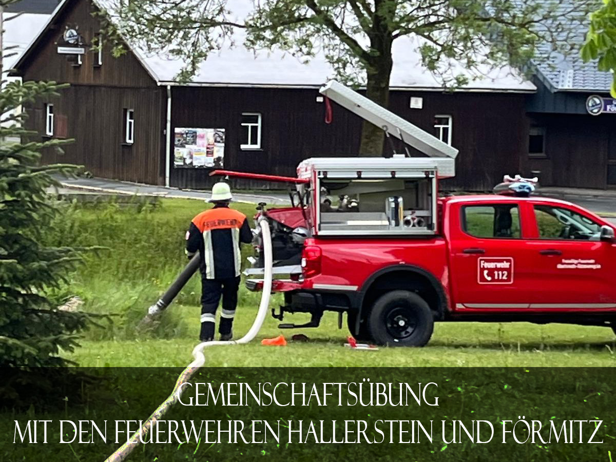 Gemeinschaftsübung 2025 in Förmitz